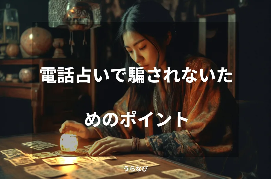 電話占いで騙されないためのポイント