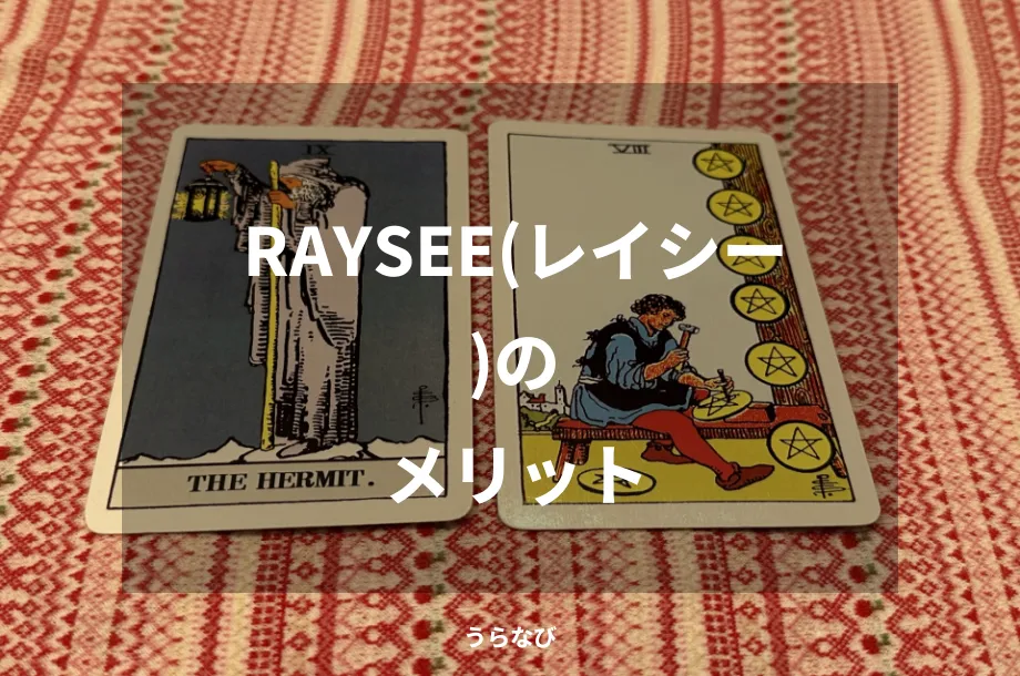 RAYSEE(レイシー)のメリット