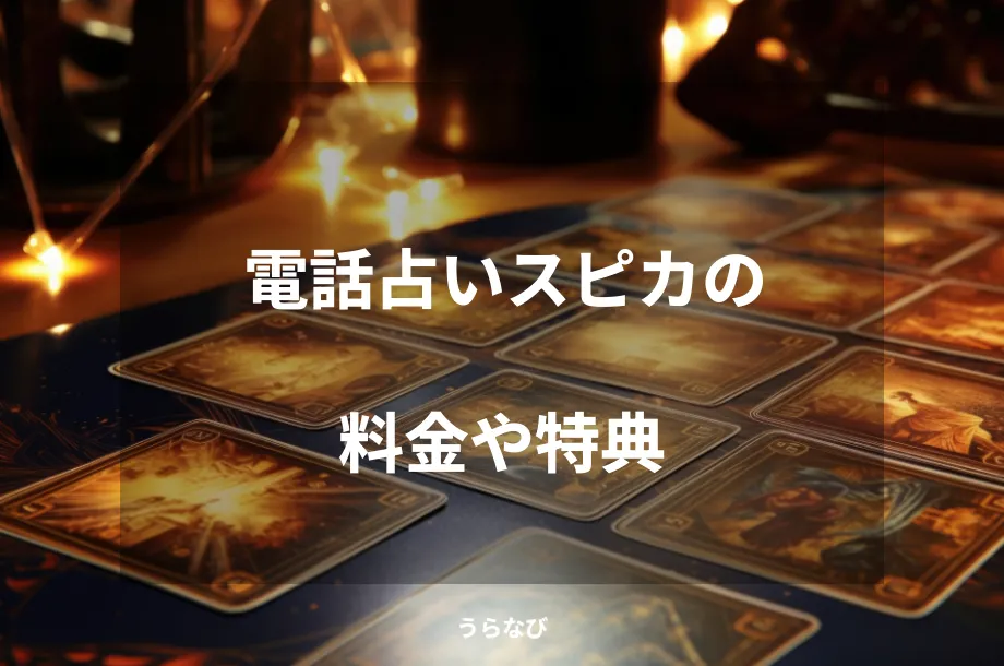 電話占いスピカの料金や特典